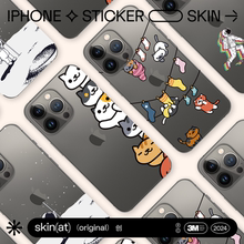 SkinAT 适用iPhone15Pro  Max边框贴纸后背保护膜苹果16e贴膜手机iphone16Pro透明保护贴 3M材料手机膜