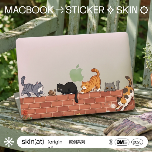 skinat笔记本萌猫外壳膜