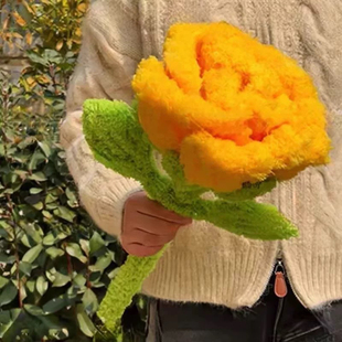 DIY扭扭棒玫瑰花束材料包自制礼物手工简单零基础毛绒创意温柔