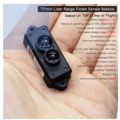 激光雷达 TFmini-s/F行/TFmin-plus微型单点测距模组
