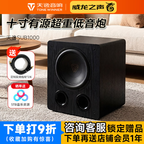 天逸SUB-1000超重低音炮大功率