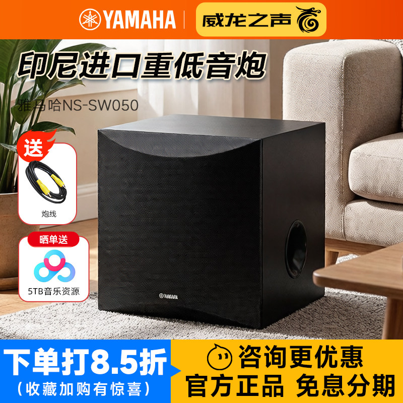 Yamaha/雅马哈 NS-SW050/SW100家用有源超重低