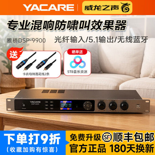 雅桥效果器专业k歌蓝牙中文面板