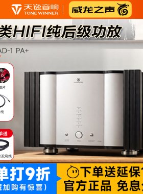 Winner/天逸 AD-1PA+纯甲类后级四通道大功率功放HIFI专业放大器