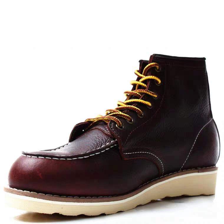 工装靴男红翼头层复古户外伞兵美式机车靴马丁靴女,流行男鞋,休闲皮鞋,淘宝优惠券,粉丝福利购,淘宝优惠卷