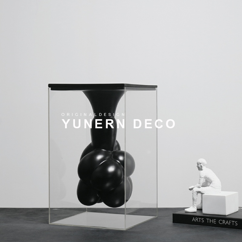 简约现代风亚克力悬空倒立摆件