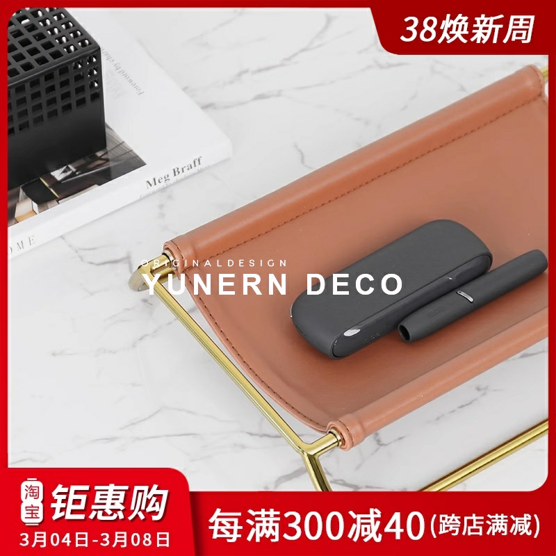 简约现代风毛笔架办公室桌面摆件