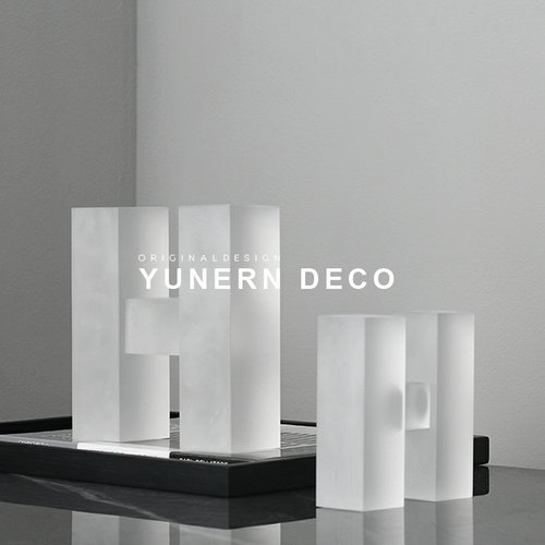 简约现代风水晶样板房间软装饰品