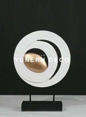 创意样板房间客厅玄关柜软装饰品