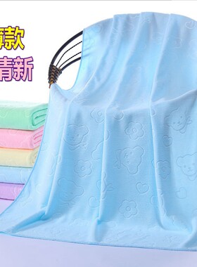 夏季薄款浴巾成人男女比纯棉超薄