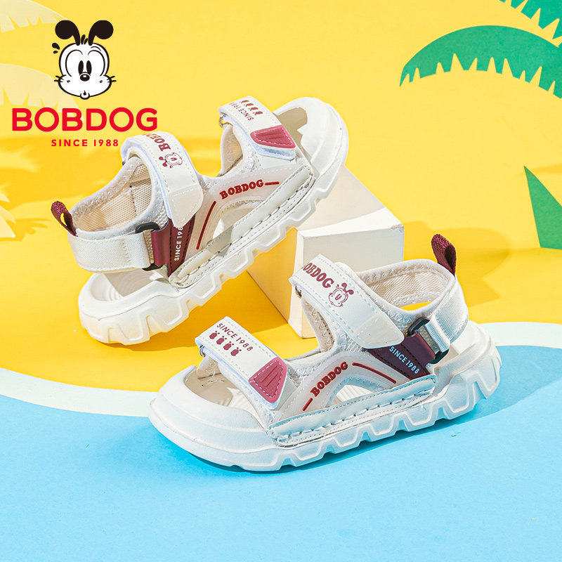 巴布豆童鞋儿童凉鞋男孩夏季2026新款中小童夏凉沙滩鞋女男童鞋子