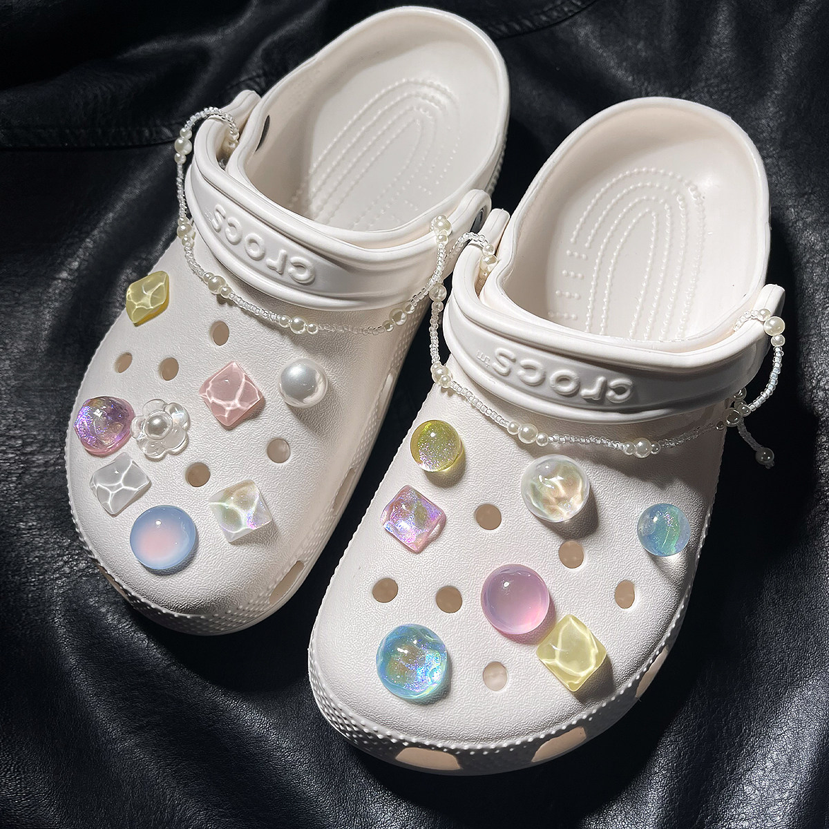 卡骆驰洞洞鞋配饰适配crocs鞋花新款鞋扣配件蝴蝶结高级感DIY珍珠,服饰配件/皮带/帽子/围巾,鞋扣,淘宝优惠券,粉丝福利购,淘宝优惠卷