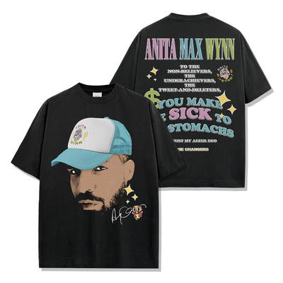 美式复古嘻哈休闲街头百搭T恤