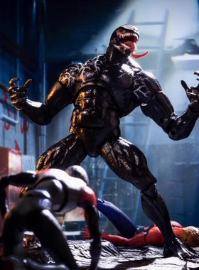 SHF毒液手办玩具3最后一舞屠SA超可动模型超凡蜘蛛侠漫威电影儿童