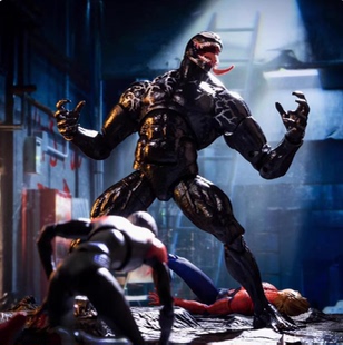 SHF毒液手办玩具3最后一舞屠SA超可动模型超凡蜘蛛侠漫威电影儿童