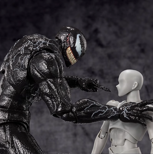 SHF毒液共生体漫威超凡蜘蛛侠Venom关节可动手办模型玩具礼物