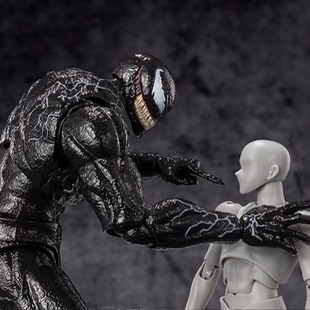 SHF毒液共生体漫威超凡蜘蛛侠Venom关节可动手办模型玩具礼物