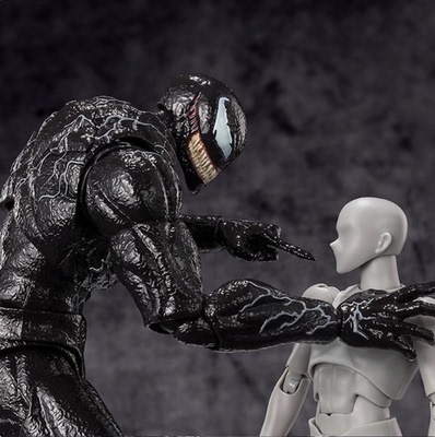 SHF毒液共生体漫威超凡蜘蛛侠Venom关节可动手办模型玩具礼物