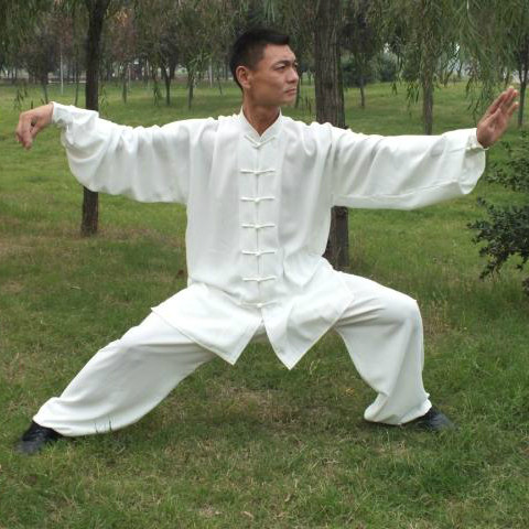 太极服男款春秋年轻款中国风