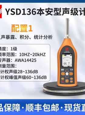 爱华YSD136本安型声级计矿用防爆噪声检测分贝仪频谱声级计噪音仪