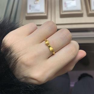 轻奢金色蝴蝶戒指outlets女配饰 奥特莱斯品牌折扣店撤柜清仓捡漏