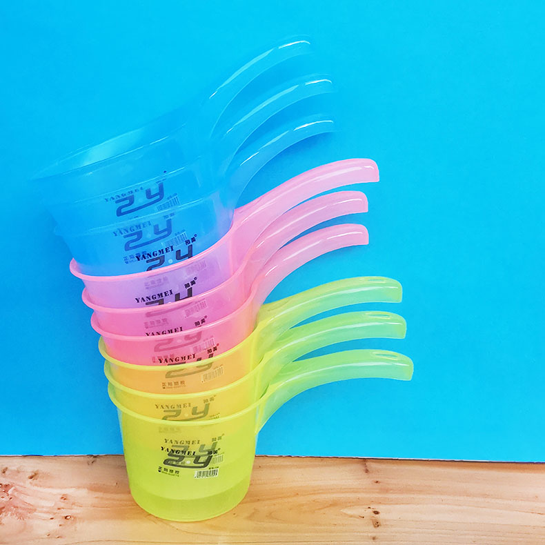 加厚透明塑料水瓢厨房水勺宝宝儿童沐浴洗头杯冲水瓢刷牙瓢家用勺