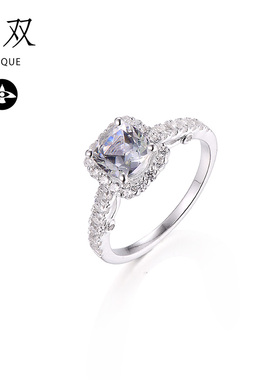 钻石典雅风首饰品情侣对戒