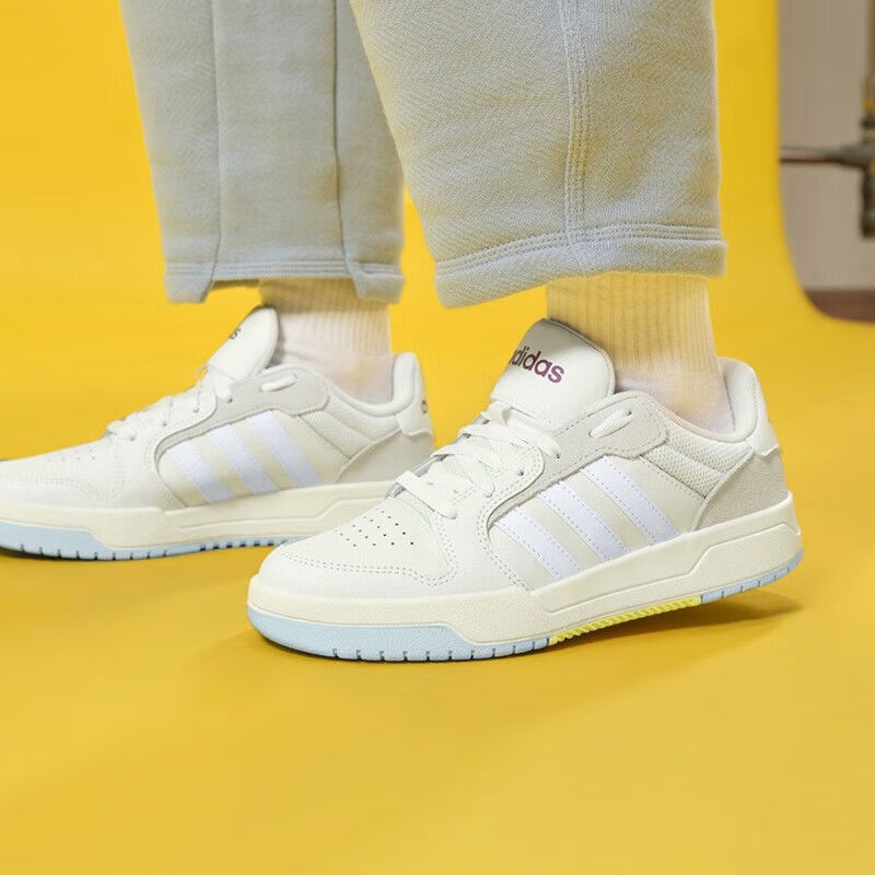 阿迪达斯adidas女子ENTRAP女鞋百搭休闲鞋潮流时尚低帮板鞋EH1298