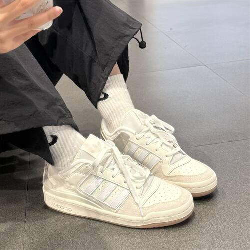 阿迪达斯adidas三叶草男女款情侣新款增高运动鞋休闲鞋板鞋ID6858