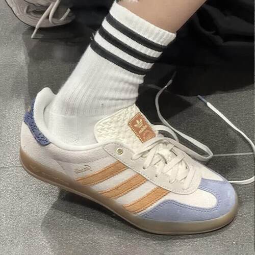 阿迪达斯adidas三叶草德训鞋T头鞋休闲男鞋女鞋Gazelle板鞋JQ0956