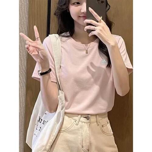 阿迪达斯adidas短袖男女健身男士运动宽松透气圆领休闲T恤 IT4338