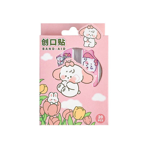 透气大号止血贴可爱防水盒装创可贴卡通心高颜值韩国