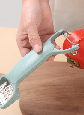 双头多功能削皮刀刮皮器家用瓜果刀加厚切丝削苹果皮刀刨丝神器