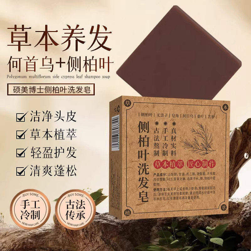 侧柏叶何首乌无患子皂角