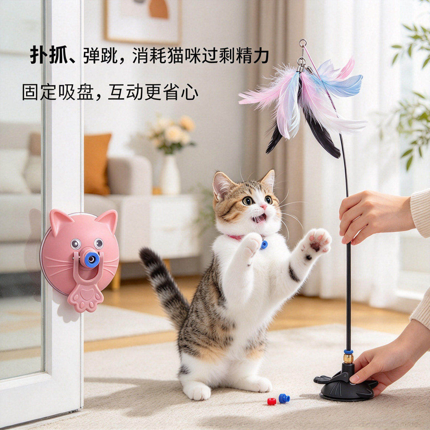 逗猫棒猫咪玩具自嗨解闷