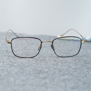 张颂文增永同款CHORD-F超轻商务纯钛镜架深圳手工眼镜架近视可配