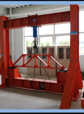 300KN钢结构教学试验系统自平衡反力架测试系统力学加载试验机