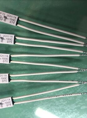 进口温度开关UP72 UCHIYA 100C 常闭温控器100度15X7.3X4mm