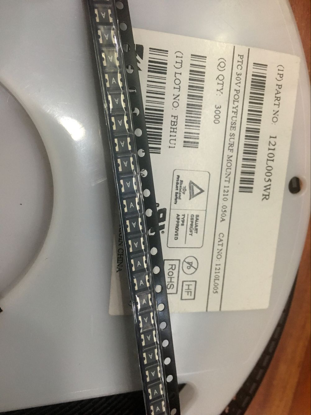 全新原装Littelfus力特1210L005WR 1210 0.05A30V 50MA可恢复保险