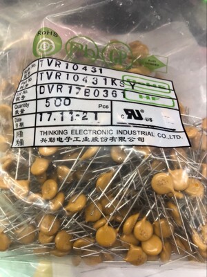 兴勤TKS 浪涌保护 压敏电阻 TVR10431KS42Y 10D431K 10431