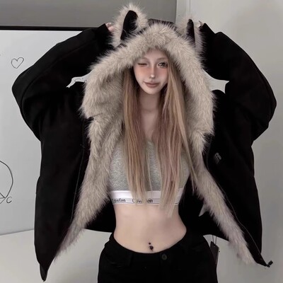 棉衣棉服女款2025新款冬季派克服