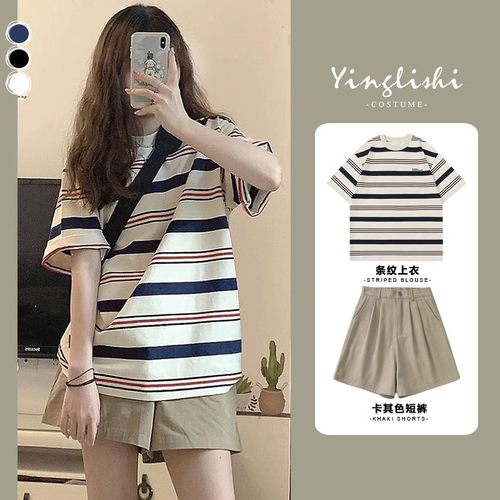 纯棉2023夏季一套两件套送运费险