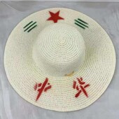 批发草帽复古中国风草编遮阳帽女田园风大檐草帽民族风防晒防晒帽