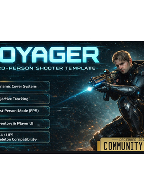 第三人称射击游戏模板 Voyager Third Person Shooter Templatev2