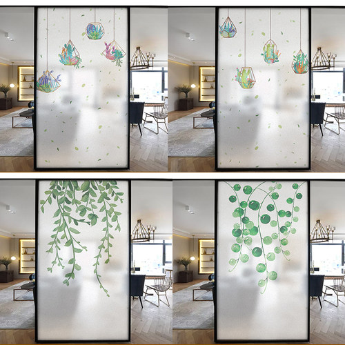 厨房浴室遮光静电免胶玻璃贴膜