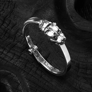 预 B560 BWL正品 比特犬卡扣手镯 Dog 银饰