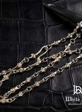 美国金十字骨项链欧美奢侈品银饰