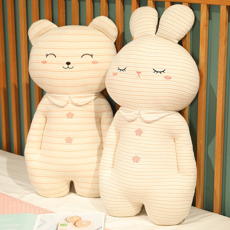 可爱睡觉抱枕兔子安抚枕陪睡玩偶