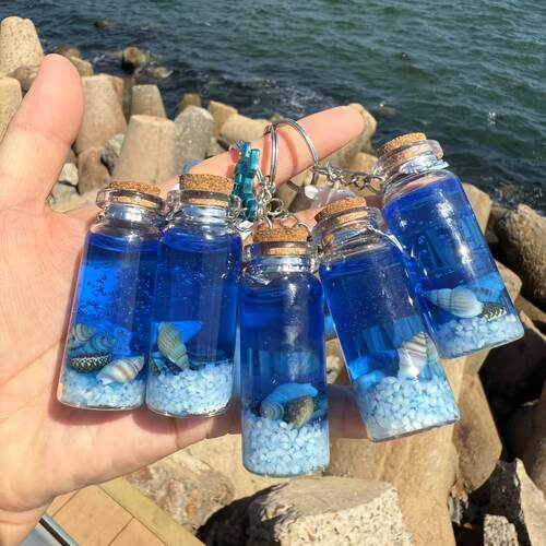 蓝色海洋瓶漂流瓶创意礼物