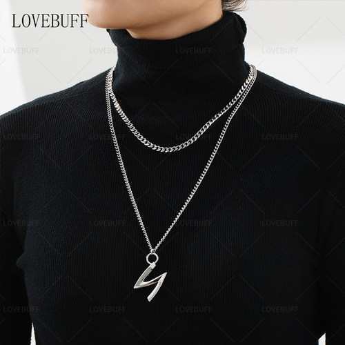 lovebuff游戏周边不锈钢项链